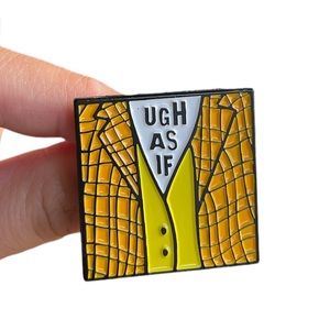Clueless “AS IF” Enamel Pin